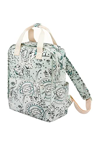 Cath Kidston Utility-Rucksack im himmlischen Design aus hellblauem recyceltem Polyester, hellblau im Sale