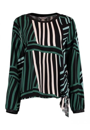Zabaione Blouse Is44abella green printed on sale