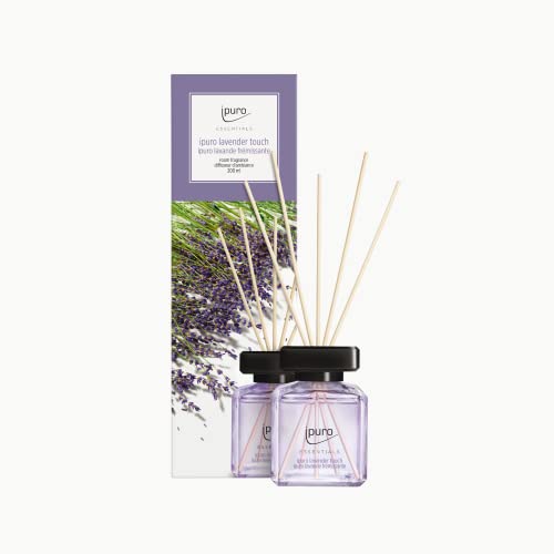 ipuro - refreshing ipuro lavender touch room fragrance - subtle room freshener with contemplative lavender notes - stylish air freshener in the home for a puristic fragrance experience 200 ml