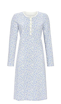 Thumbnail for Ringella nightdress with button placket in Smoke, on sale