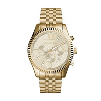 Thumbnail for Michael Kors Lexington Chronograph Quarzuhr mit Gold Ton Edelstahlarmband für Herren MK8281 im Sale
