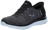 Thumbnail for Skechers Women's Hands Free Slip Ins Summits Dazzling Haze Sneaker, Black White, 40 on Sale