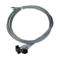 Thumbnail for Hörmann wire rope fitting Z (size: 3 mm, length 2615 cm, made of high-quality steel, with rope holder, durable and robust, for garage doors) 3064350