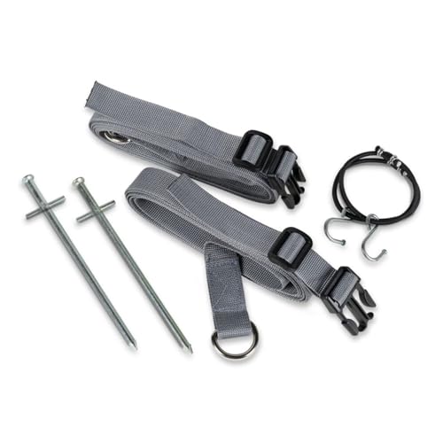 Kampa Dometic Storm Tie Down Kit guy set gray