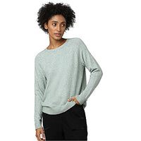 Thumbnail for ONLY Women's Mottled Knit Sweater | Long Sleeve Top Round Neck Basic | Knit Sweater Regular Fit ONLLESLY, Colors: Light Green, on Sale