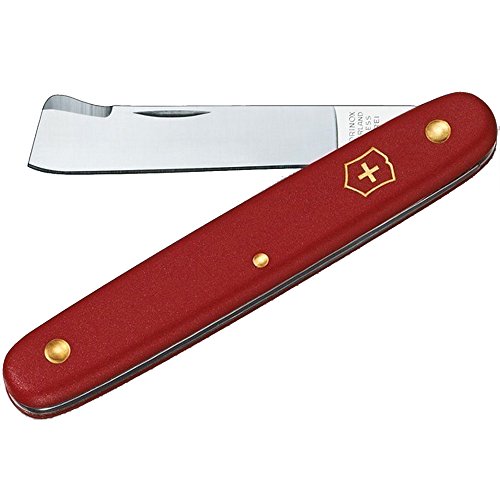 Victorinox, Taschenwerkzeug, Garten, Okuliermesser Kombi, rot, 2, Funktionen, Klinge, gerade | Rindenlöser, Swiss Made im Sale