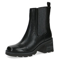 Thumbnail for CAPRICE Women's Memotion Leather Ankle Boots with Block Heel, Width G, Black (Black Nappa), EU on Sale