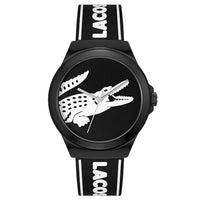 Thumbnail for Lacoste Analog Quartz Watch for Men with Black Silicone Strap - 2011185 on Sale