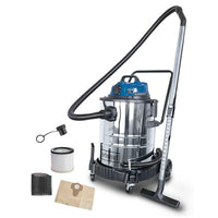 Thumbnail for Scheppach ASP50ES Wet and Dry Vacuum Cleaner 50L | Industrial vacuum cleaner with HEPA filter, power outlet & automatic switch-on | 3-in-1 wet & dry vacuuming - blowing out | 1400W | 3m hose | Including accessories on sale