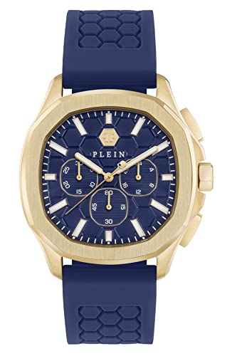 Philipp Plein Herren Analog Quarz Uhr mit Silikon Armband PWSAA0323 im Sale