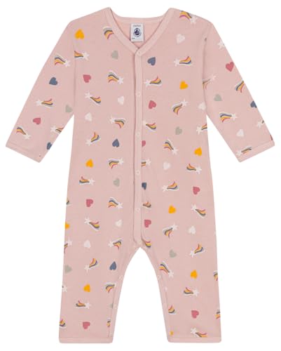 Petit Bateau A0BB3 Long-Sleeved Footless Pyjamas Baby Girl Saline/Multico 24 Months on Sale