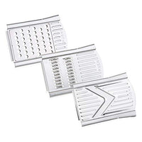 Thumbnail for Genius Nicer Dicer Speed Messer-Set 3-tlg. Gemüseschneider V-Hobel – Juliennereibe, Scheibenschneider und Käsereibe - Messer mit dem Nicer Dicer Speed (Fassung: 550 ml) kompatibel im Sale