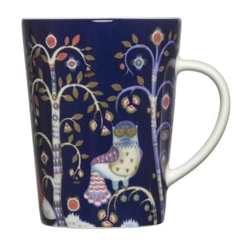 Iittala Taika Becher aus weißem Porzellan hergestellt, spielerisches Design, Volumen: 0,3l, Maße: 10,2 x 7,7 x 10 cm, 1070922 im Sale