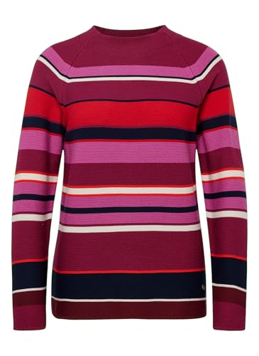 Rabe Pullover Gestreift - Stehkragen, Langarm im Sale