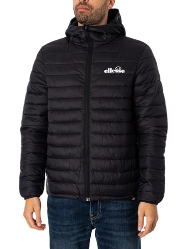 Ellesse Men's Padded Mazzini Jacket, Black, on Sale