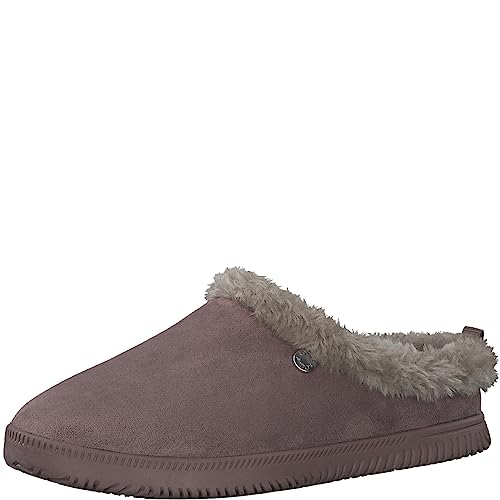 s.Oliver Damen Pantoffeln zum Reinschlüpfen Flauschig Braun (Cognac), 39 im Sale