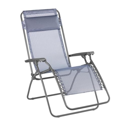 Lafuma Mobilier -Relaxsessel Zero Gravity RT 2 -Klappbarer Liegestuhl für Terrasse, Garten -Strapazierfähiges Batyline-Gewebe -Mehrpositionenliege, Komfortabel, Roggenbeige im Sale