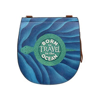 Thumbnail for DOGO Vegane Damen Schultertaschen Umhängetaschen Ivy Bag - Born to Travel in the Ocean im Sale