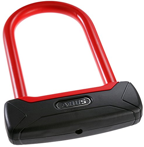 ABUS U-lock Granit Plus 640/135HB150 - Extra lightweight bicycle lock with round shackle - ABUS security level 12 - Black/Red on sale
