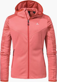 Thumbnail for Schöffel Damen Fleece Hoody Svardalen L, schnell trocknende Fleecejacke mit Kapuze, funktionaler Outdoor Hoody, mit Reißverschluss-Taschen und elastischem Saum im Sale