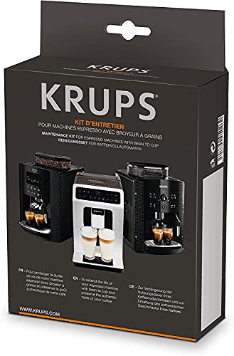 Krups XS5300 Reinigungs- und Pflegeset für Kaffeevollautomaten, Materialmix im Sale