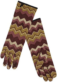 Thumbnail for King Louie Women's Gloves »Glove Shakin« Zigzag Fine Knit Finger Gloves Multicolored on Sale