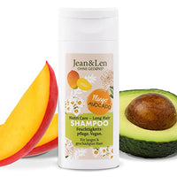 Thumbnail for Jean & Len Shampoo Nutri Care Mango & Avocado Travel Size, for long and damaged hair, regenerates right down to the tips, fruity-fresh mango scent, paraben- and silicone-free, vegan, 50 ml