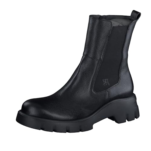 Paul Green Damen Chelsea-Boots, Frauen Chelsea Boots,Schlupfstiefel,Stiefel,Booties,halbstiefel,Kurzstiefel,uebergangsschuhe,Beige (Antelope),37.5 im Sale