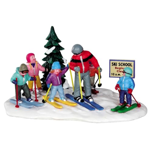 Lemax Weihnachtsdorf Skischule im Sale