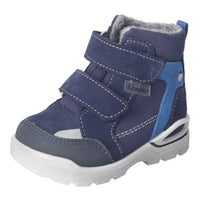 Thumbnail for RICOSTA Boys' Janne Winter Boots, Children's First Walking Shoes, Width: Medium, Loose Insole, Sympatex, Warm, Lined, Waterproof, Nautic (170), 27 EU on Sale
