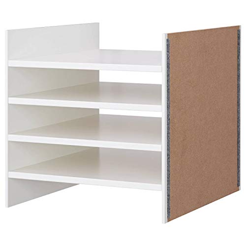 Insert with 4 shelves, white, 33x33 cm on sale