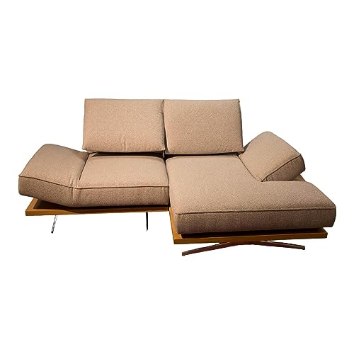 Koinor Polstergarnitur Phönix LS 420321 Stoff 20 Q2 Rain Plateau Wildeiche Furniert Füß... im Sale