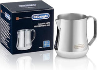 Thumbnail for De'Longhi DLSC060 ECO 311.W/BK/R/B milk jug for manual frothing, ergonomic handle, 18/8 stainless steel, 350 milliliters on sale