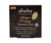 Thumbnail for ahuhu organic hair care Ginger Orange solid SHAMPOO 50g on sale
