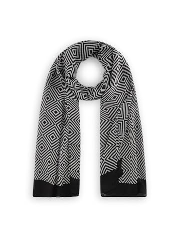 CODELLO Damen Schal aus recyceltem Polyester mit grafischem Muster im Sale