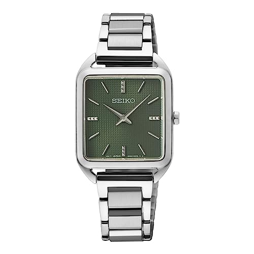 Seiko Women's Analog Quartz Watch with Stainless Steel Bracelet SWR075P1, Silver on Sale