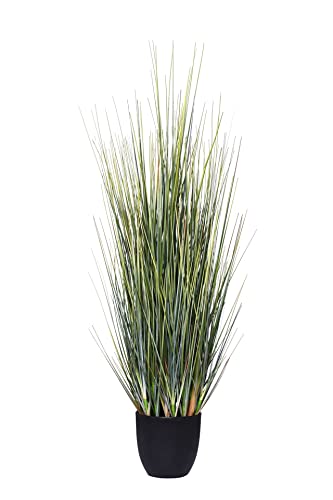 VIVANNO artificial grass artificial plant Isolepsis grass in black plastic pot FEDE on sale