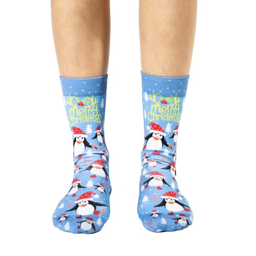 Wigglesteps Lady Socks CHRISTMAS PENGUIN im Sale