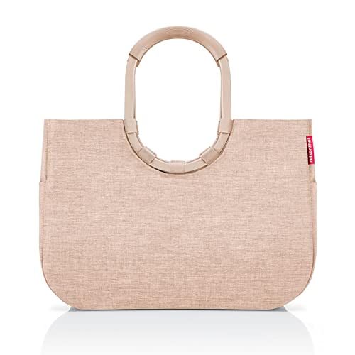 reisenthel loopshopper Sturdy bag with practical compartments made from recycled PET bottles Charming and water-repellent design, color: twist coffee on sale