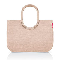 Thumbnail for reisenthel loopshopper Sturdy bag with practical compartments made from recycled PET bottles Charming and water-repellent design, color: twist coffee on sale