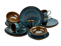 Thumbnail for CreaTable, 22861, Serie MALLORCA, 16-teiliges Geschirrset, Kombiservice aus Steinzeug, spülmaschinen- und mikrowellengeeignet, Qualitätsproduktion im Sale