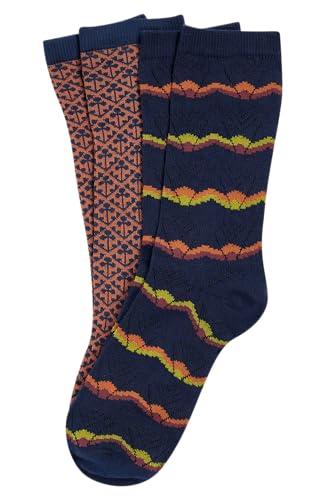 King Louie women's socks 2 pairs in a set including a gift box Marmora (35-38, 413 Blue) on sale