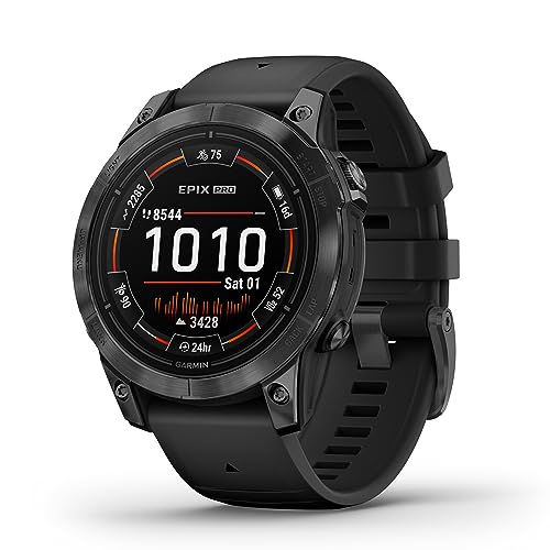 Garmin EPIX PRO 51mm – GPS-Multisport-Smartwatch mit brillantem 1,4“ AMOLED-Display und Touch-/Tastenbedienung. TOPO-Karten, 60 Sport-Apps, Garmin Music, Garmin Pay, bis zu 31 Tage Akkulaufzeit im Sale