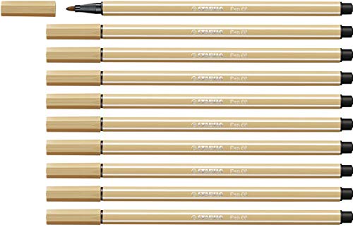 Premium-Filzstift - STABILO Pen 68 - 10er Pack - ocker hell im Sale
