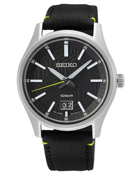 Thumbnail for Seiko Herren Analog Quarz Uhr mit Nylon Armband SUR517P1 im Sale