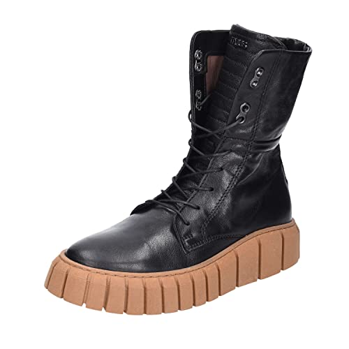 Mjus Damen Schnürstiefelette BASCOLOR schwarz 40 im Sale