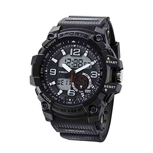 HEAD Unisex Analog-Digital Quarz Uhr mit Silikon Armband H140200 im Sale