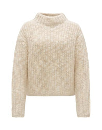 Thumbnail for OPUS Damen Pullover | Strickpullover PERKE Loose in Mélange Optik Macadamia, 40 im Sale
