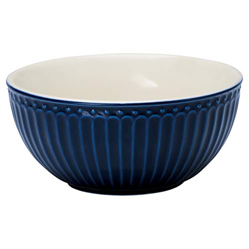 GreenGate cereal bowl, Alice Dark Blue
