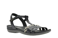 Thumbnail for Clarks Damen Tealite Grace T-Spange Sandalen, Schwarz, 41 EU im Sale